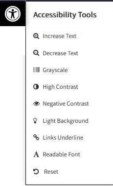 accesability bar english example